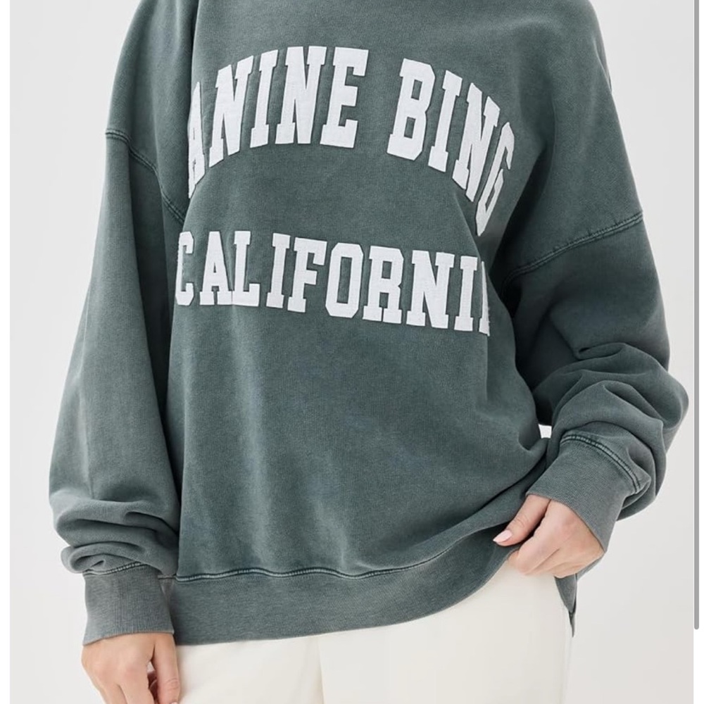 Anine Bing Women's Green Sweatshirt